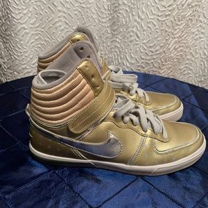 Nike Gold High Tops